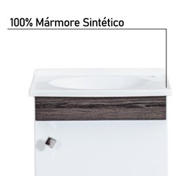 Kit Gabinete com Espelho Belo Horizonte Castanho Corso 40x29x36 - 4