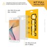 Películas para Samsung Galaxy J7 Prime : Vidro Dupla + Traseira em Fibra de Carbono - Gshield - 7