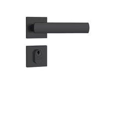 Fechadura Porta Externa 803/35 Preto Fosco Roseta Quadrada Broca 40mm Stam - 1