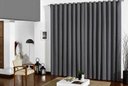 Ver imagem 2 de cortina para sala em tecido semi blackout cinza 2,00x1,30