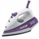Ver imagem 1 de Ferro de Passar Roupas Elétrico a Vapor BlackDecker Base Antiaderente Roxo FX1000 110/127V
