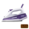 Ferro de Passar Roupas Elétrico a Vapor BlackDecker Base Antiaderente Roxo FX1000 110/127V - 3