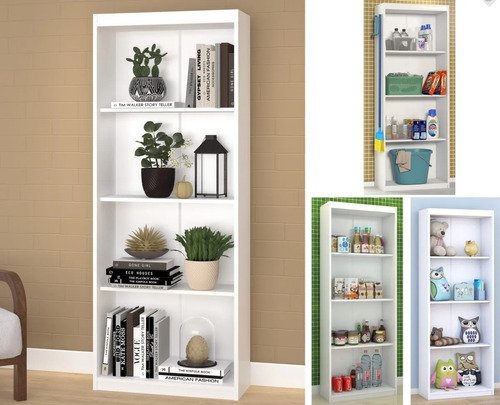 Expositor Decorativo Para Cozinha Plenejada Branco Moderna - 4