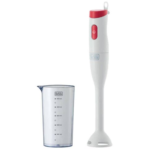 Mixer Vertical Black&decker M250 250w com Copo 500ml + Pulsar Branco / Vermelho