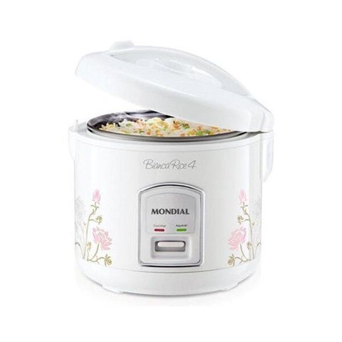 Panela Elétrica Mondial Bianca Rice 4 NPE-05 5 Xícaras 400W 127V