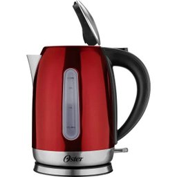 Chaleira Elétrica Oster Vermelha Inox 1,7L OCEL400 1800W 220V - 3 Chaleira Elétrica Oster Vermelha Inox 1,7L OCEL400 1800W 220V - 3
