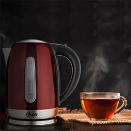 Chaleira Elétrica Oster Vermelha Inox 1,7L OCEL400 1800W 220V - 6 Chaleira Elétrica Oster Vermelha Inox 1,7L OCEL400 1800W 220V - 6