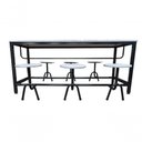 Ver imagem 3 de Mesa para Refeitório para 06 Lugares Linha Romana Cinza