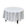 Toalha de Mesa Redonda Enfeites de Natal em Jacquard - D180cm - 3
