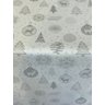 Toalha de Mesa Redonda Enfeites de Natal em Jacquard - D180cm - 2