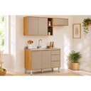 Ver imagem 1 de Kit Modulado 3 Peças Plena CZ466 Cinamon/Nude Demóbile
