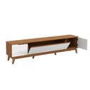 Ver imagem 4 de Rack Kappesberg 3 Portas Canela/branco 218cm