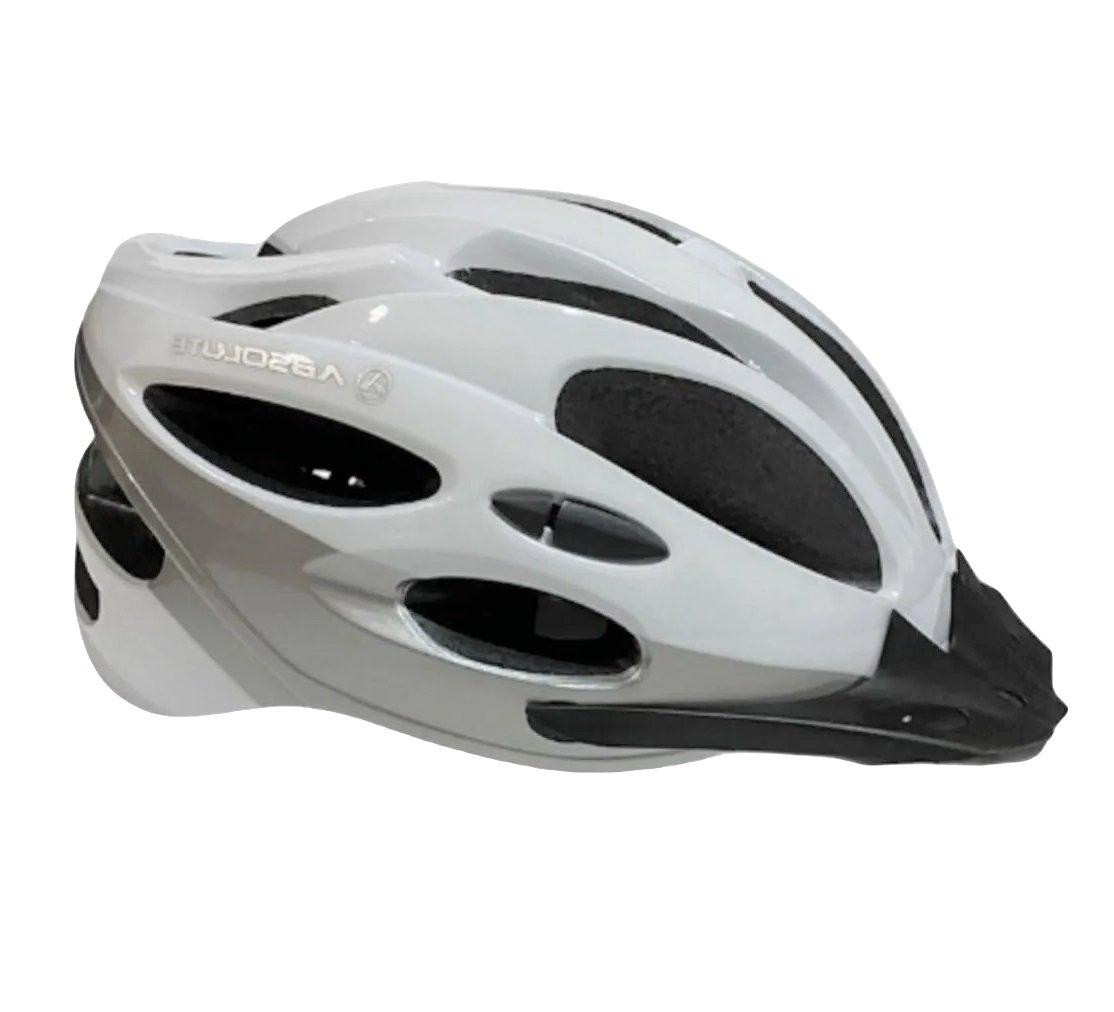 Kit Capacete Ciclismo C Led + Luva Gel + Óculos Proteção Uv - Cinza claro - GG - 11