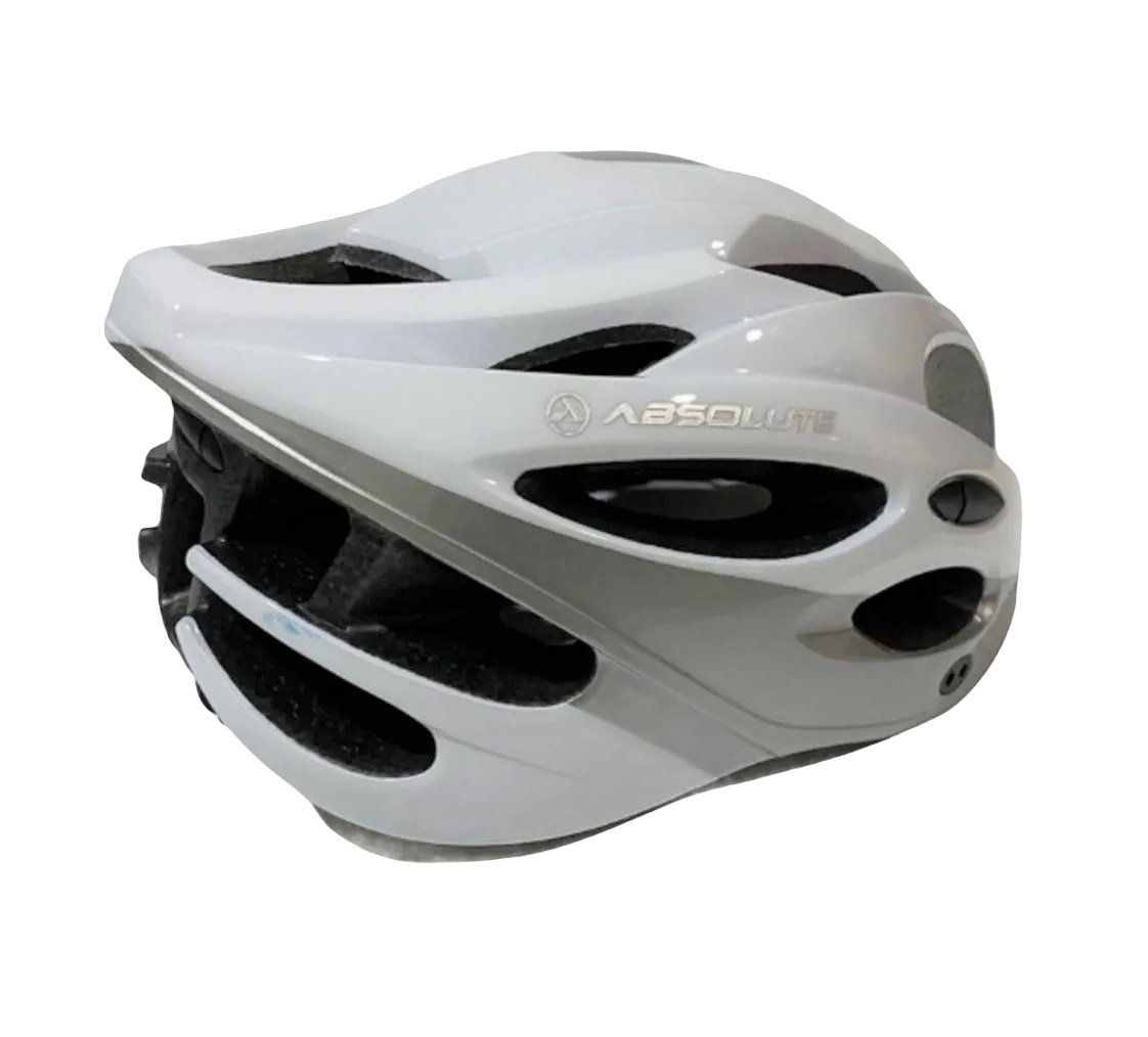 Kit Capacete Ciclismo C Led + Luva Gel + Óculos Proteção Uv - Cinza claro - GG - 6
