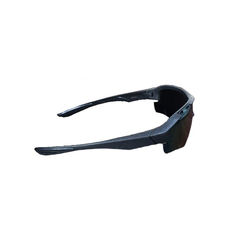 Kit Capacete Ciclismo C Led + Luva Gel + Óculos Proteção Uv - Cinza claro - GG - 4