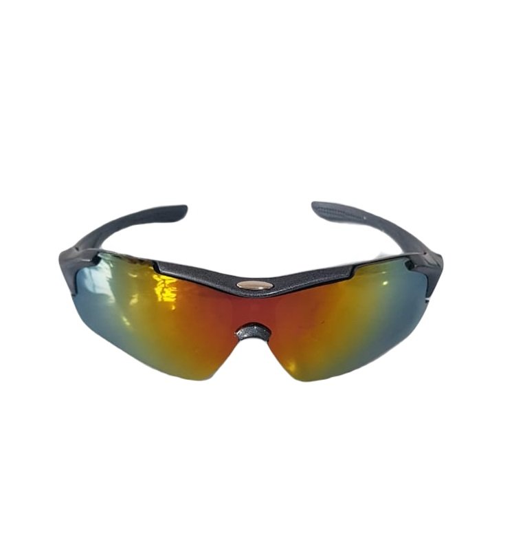 Kit Capacete Ciclismo C Led + Luva Gel + Óculos Proteção Uv - Cinza claro - GG - 9