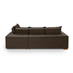 Sofá de Canto 5 Lugares Vitoria 270cm Retrátil e Reclinável com Tecido Veludo Nobre Sofatec - 5