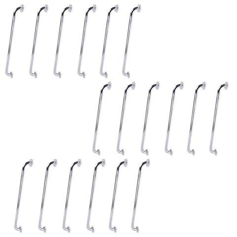 Alça de Apoio Barra 70cm Inox Kit 18 Unidades Idoso Cadeirante Segurança Acessibilidade Deficiente B