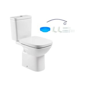 Kit Bacia com Caixa Acoplada Roca Debba Branco