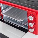 Ver imagem 4 de Forno Elétrico Oster 22L Vermelho 7022R 1500W 127V
