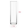 Vaso Vidro Cilindro Comprido 50x11 Cm Transparente - 4