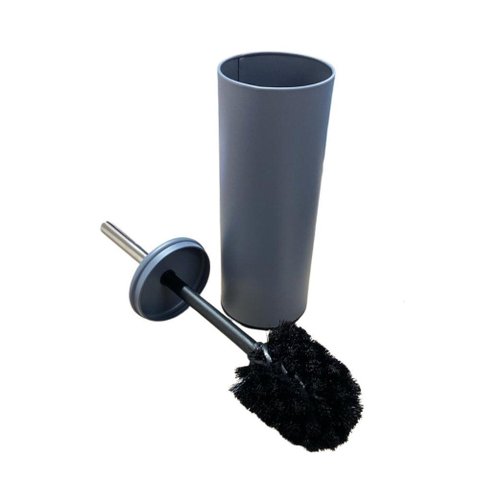 Escova Sanitária Matte com Suporte - Cinza