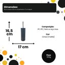 Ver imagem 5 de Escova Sanitária Matte com Suporte - Cinza