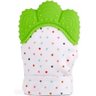 Mordedor Luvinha para Bebê Silicone e Poliéster Verde - 1