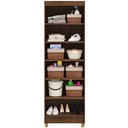Ver imagem 6 de Armário Multiuso 2 Portas 60cm Hebrom V01 Imbuia Champanhe - Lyam Decor
