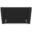 Ver imagem 2 de Cabeceira Cama Box Casal 140cm Nilo P05 Veludo Preto - Lyam Decor