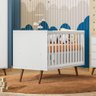 Berço Mini Cama Q Encanto Retrô Branco 3820 - Qmovi - 2