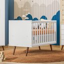 Ver imagem 2 de Berço Mini Cama Q Encanto Retrô Branco 3820 - Qmovi