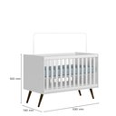 Ver imagem 4 de Berço Mini Cama Q Encanto Retrô Branco 3820 - Qmovi