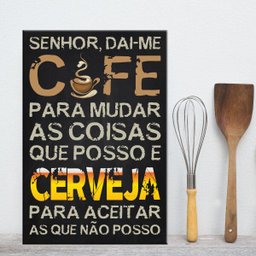 Placas Decorativas MDF Churrasco 30x40cm Kit 4un - 4