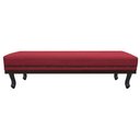 Ver imagem 5 de Kit Cabeceira E Calçadeira Casal P02 140cm Vermelho