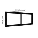 Ver imagem 3 de Janela de Alumínio de Correr Lateral 2 Folhas Móveis 60x100cm Lucasa Ideale