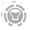 Ver imagem 2 de Adesivo Resinado Protetor Bocal Cg Titan - Fan - Start 160 +2018 Vermelho Vermelho