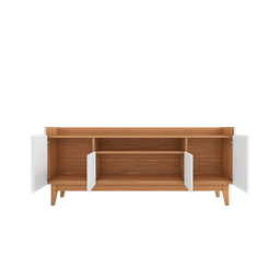 Rack Sala Adria para TV até 60 Polegadas c/ Pés de Madeira - 7