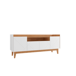 Rack Sala Adria para TV até 60 Polegadas c/ Pés de Madeira - 6