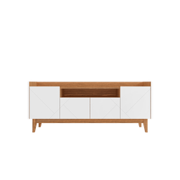 Rack Sala Adria para TV até 60 Polegadas c/ Pés de Madeira - 1