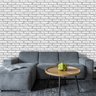 Papel de Parede Tijolinho Branco 3D 2,70 x 0,57m - 2
