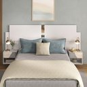 Ver imagem 1 de Cabeceira Casal/Queen com Espelhos e 2 Mesas de Cabeceira 232cm Multimóveis MP4324