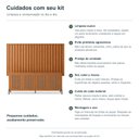 Ver imagem 4 de Kit Smart com Buffet Bend Sextavado Principal Incolar Cedro Metal Preto