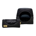 Ver imagem 6 de Cama Iglu e Toca Para Cachorro Luppet Luxo Preto Poa - M