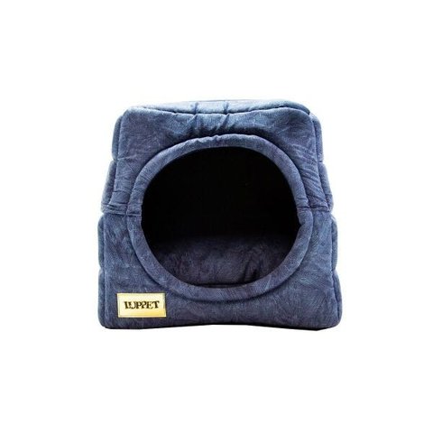 Cama Iglu e Toca Para Cachorro Luppet Petroleo Super Luxo - G