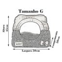 Ver imagem 5 de Cama Iglu e Toca para Cachorro Luppet Petroleo Super Luxo - G