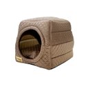 Ver imagem 2 de Cama Iglu e Toca Para Cachorro Luppet Marrom Metalasse Super Luxo - G
