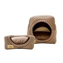 Ver imagem 7 de Cama Iglu e Toca Para Cachorro Luppet Marrom Metalasse Super Luxo - G