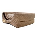 Ver imagem 4 de Cama Iglu e Toca Para Cachorro Luppet Marrom Metalasse Super Luxo - G