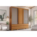 Ver imagem 2 de Guarda Roupa Casal 3 Portas 6GAVETAS B386 Cin/Off/Avela Henn